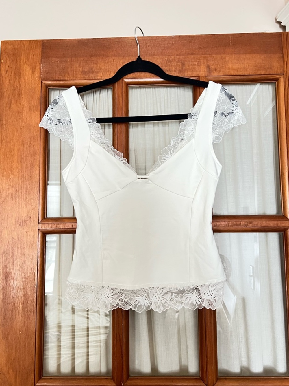 Free People Better Not Cami with Lace Details